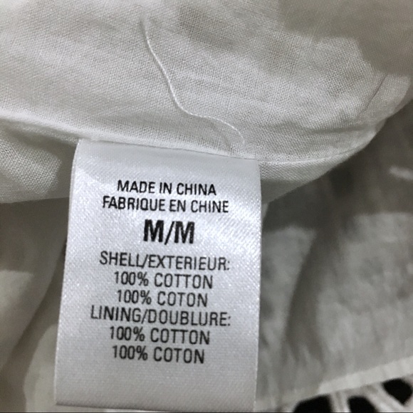 Theory White Eyelet Elastic Draw Waist Skirt - Picture 8 of 8